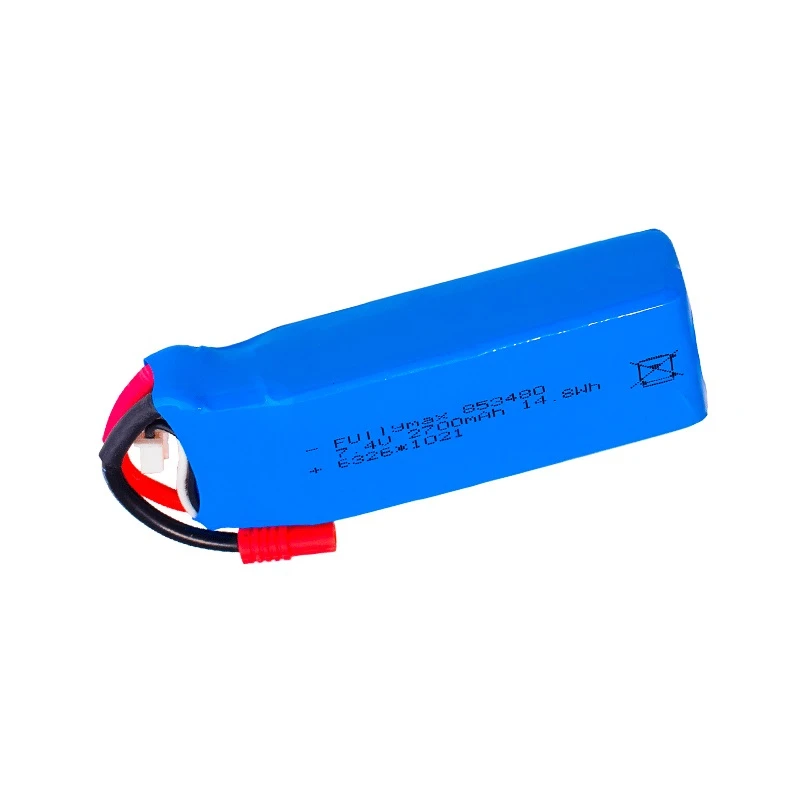 Batería LiPo 7.4V 2700mAh carga USB para dron Syma X8 - imagen 3