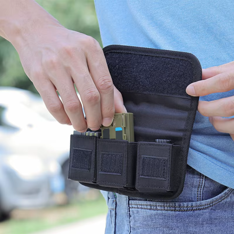 Funda para batería de cámara cerrada con cierre impermeable