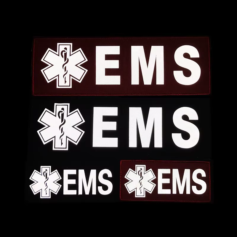 Parche EMS reflectante primeros auxilios – Insignia táctica