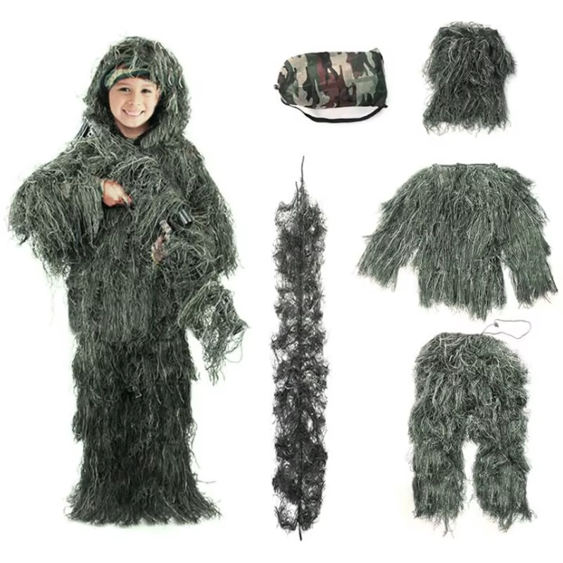 Ejemplo de camuflaje en bosque