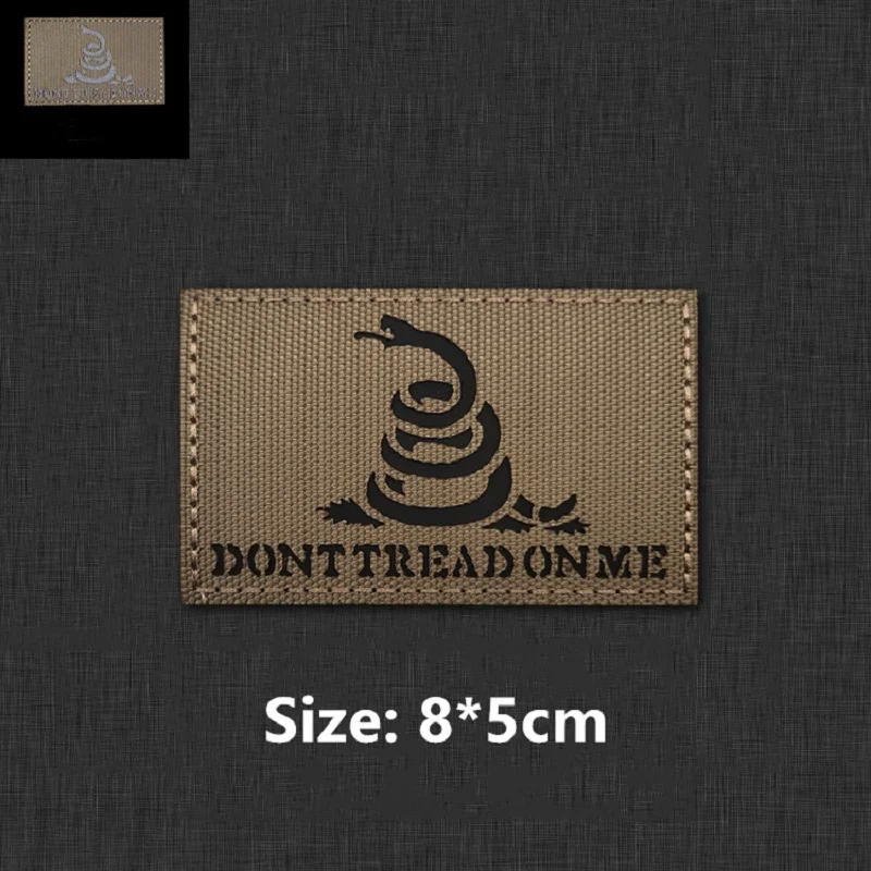 Bandera IR Gadsden Reflectante – Parche Serpiente Brazalete Nylon - imagen 4