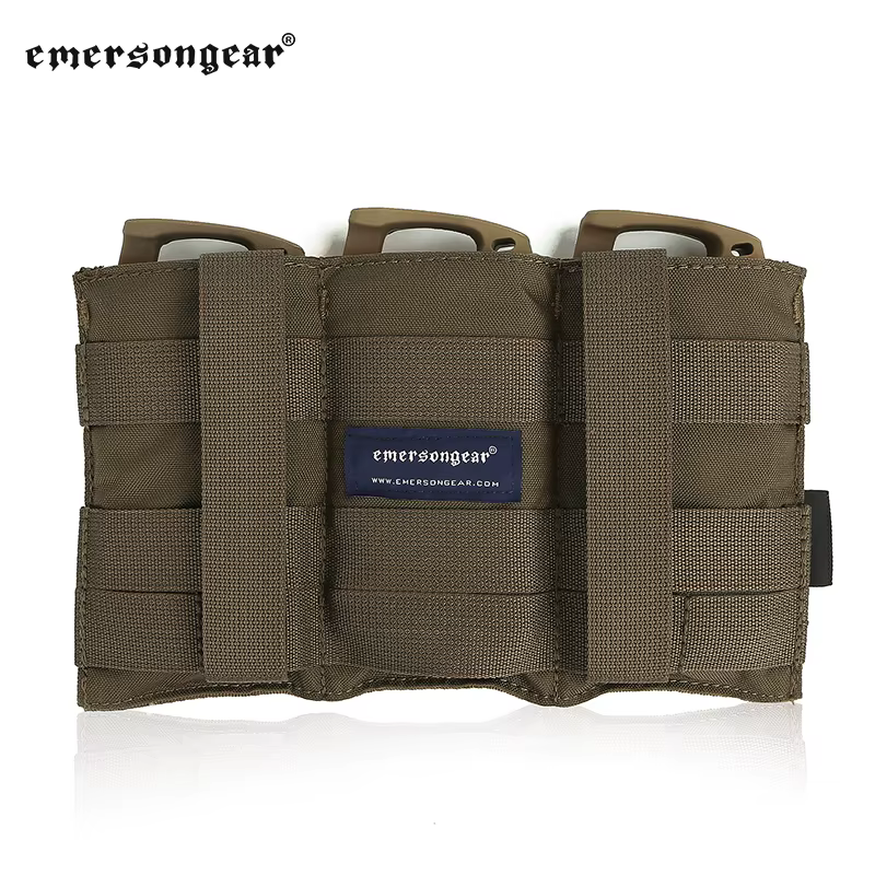 Emersongear Portaplacas MOLLE Triple Cargador Rifle M4 Táctico - imagen 3