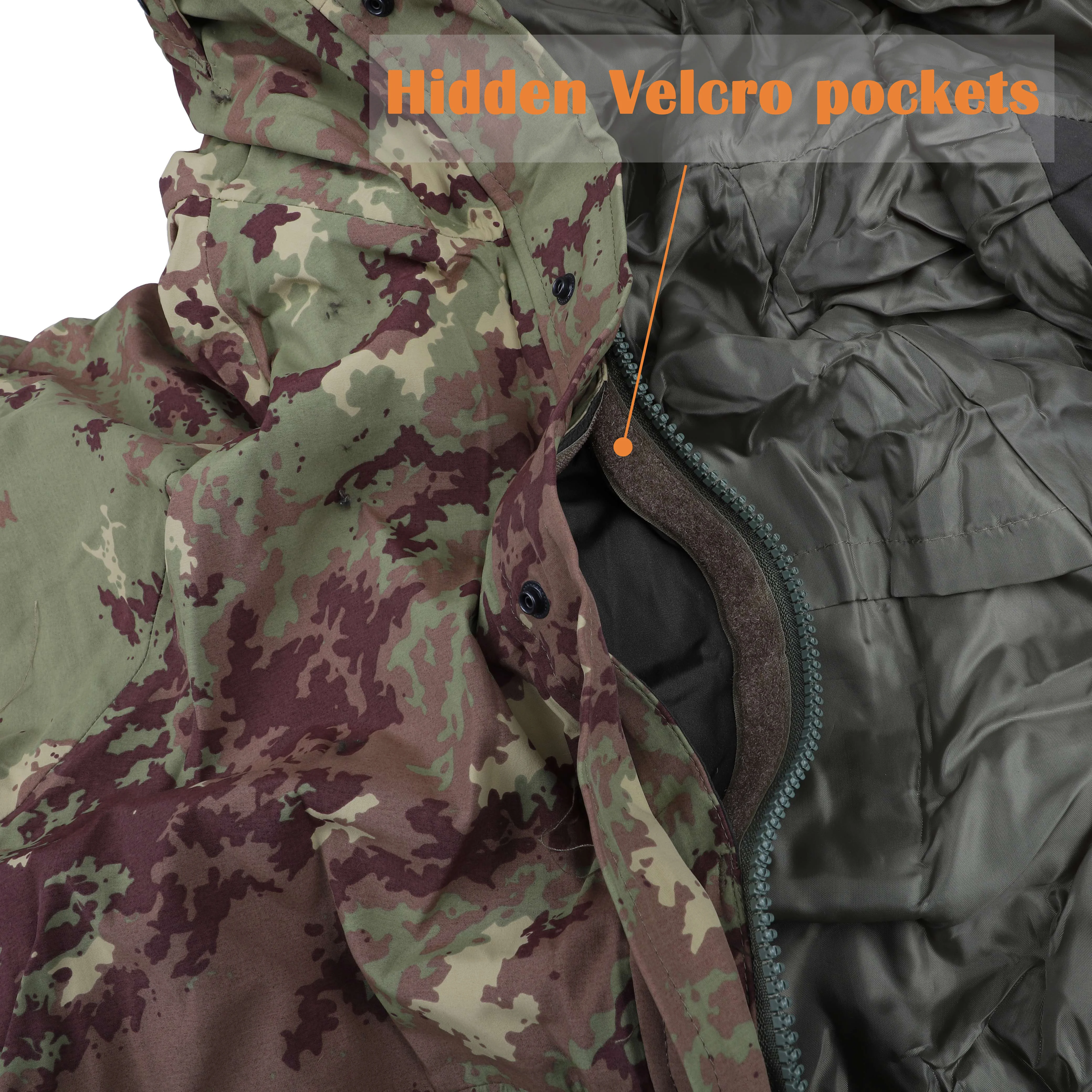 Chaqueta táctica MGFLASHFORCE impermeable – Camuflaje para caza primavera otoño - imagen 5