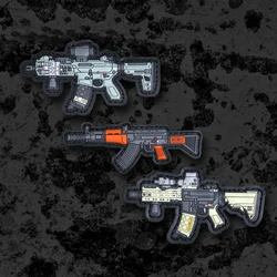 Parche PVC táctico rifle MK18 – Para mochila chaleco