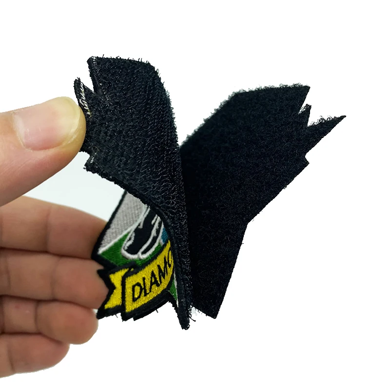 Parche bordado táctico militar con diseño diamante - imagen 5
