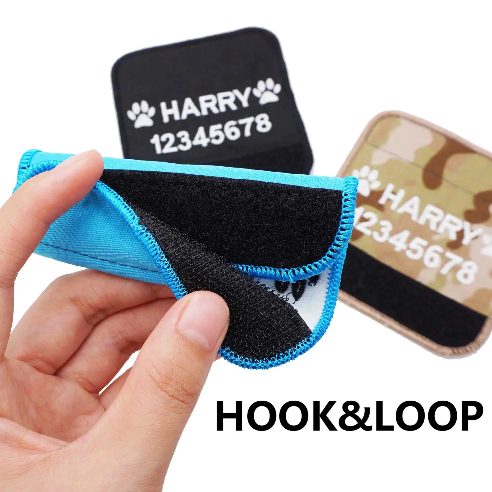 Parche bordado nombre personalizado para perro de servicio táctico - imagen 4