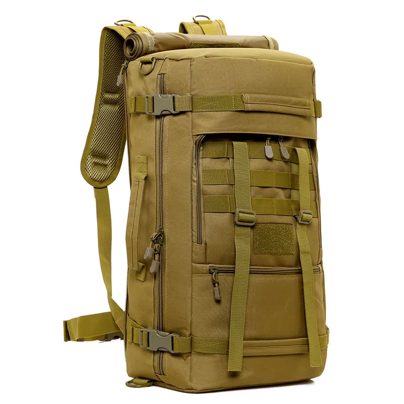 Mochila táctica impermeable 50L Oxford – Senderismo y camping - imagen 4