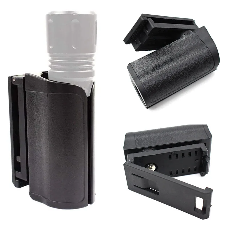 Funda táctica giratoria para linterna de cinturón, protectora - imagen 3
