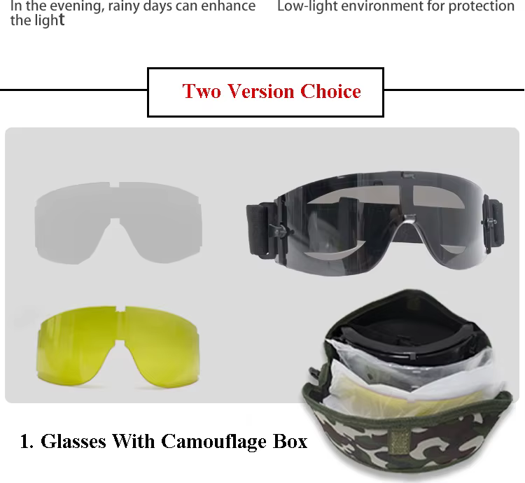 Gafas en color verde militar