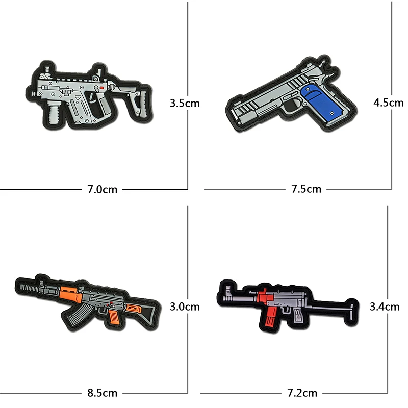 Variaciones del parche militar