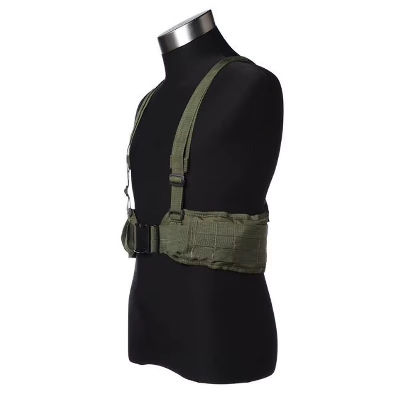 Cinturón táctico MOLLE Airsoft de nailon acolchado ajustable - imagen 2