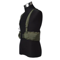 Cinturón táctico MOLLE Airsoft de nailon acolchado ajustable