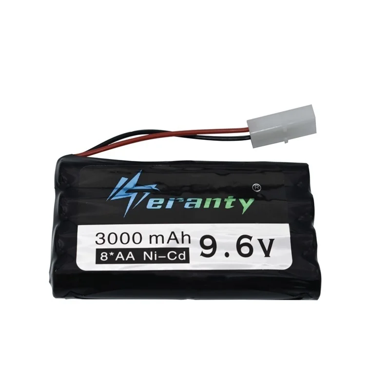Batería recargable Ni-CD 9,6V con cable de conexión