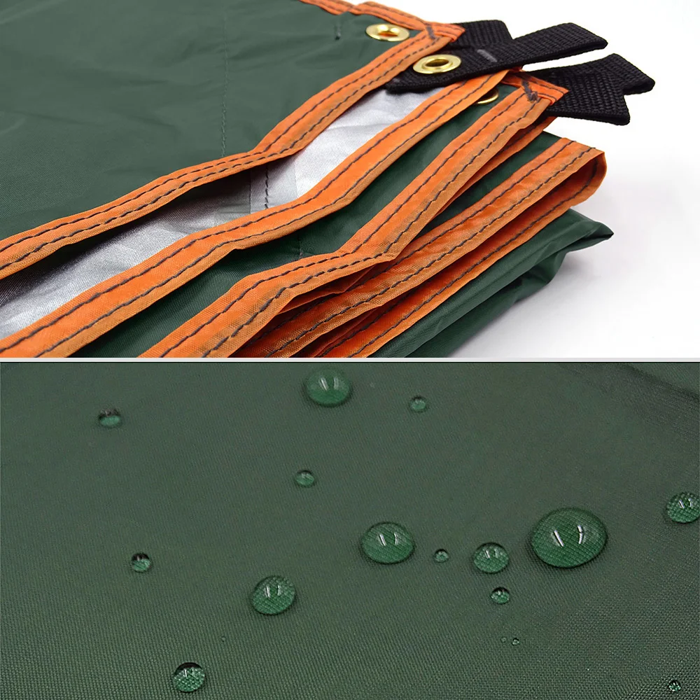 Toldo impermeable lona para exterior con cuerda de soporte jardín - imagen 5
