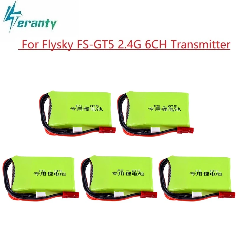 Batería LiPo 7.4V 1500mAh transmisor Flysky FS-GT5 modelos RC - imagen 2