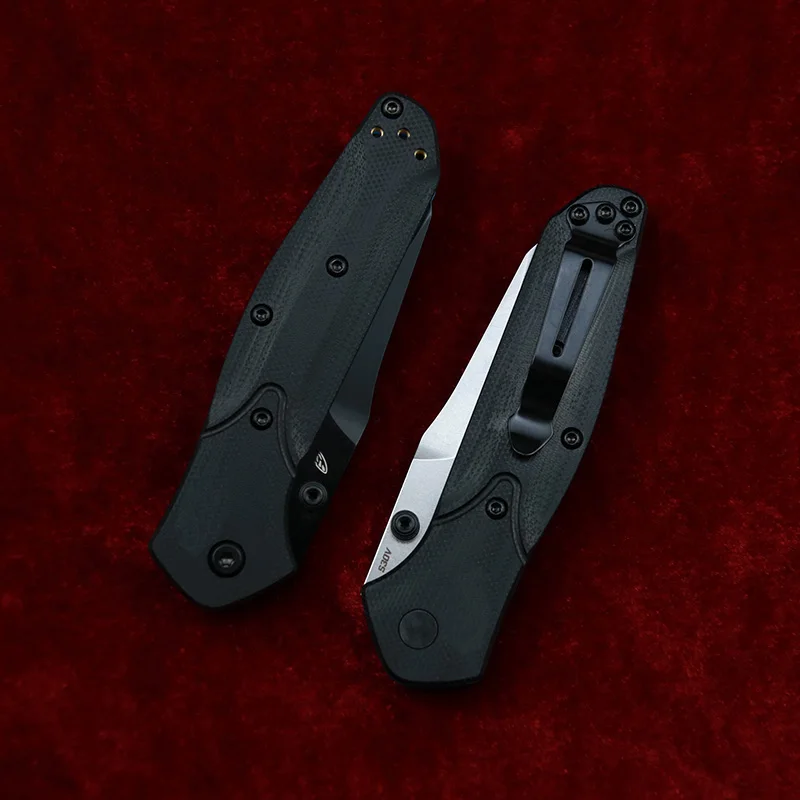 Vista general del cuchillo plegable en exterior