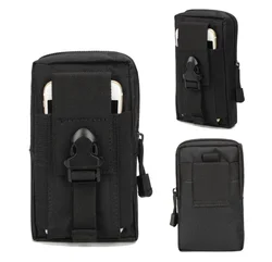Bolsa táctica MOLLE funda teléfono móvil en cinturón de caza exterior