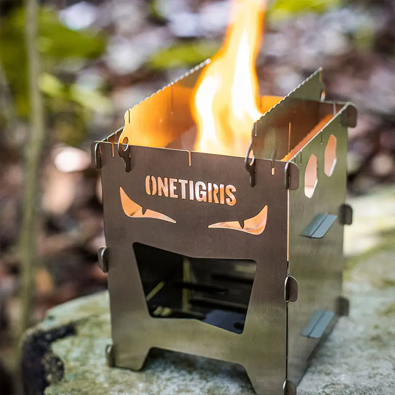OneTigris estufa de leña portátil cuboide para acampada - imagen 5
