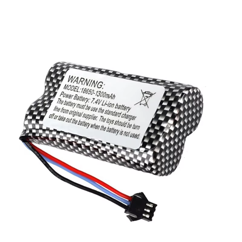 Batería 18650 7,4V 1300mAh recargable para RC – Alta potencia - imagen 2
