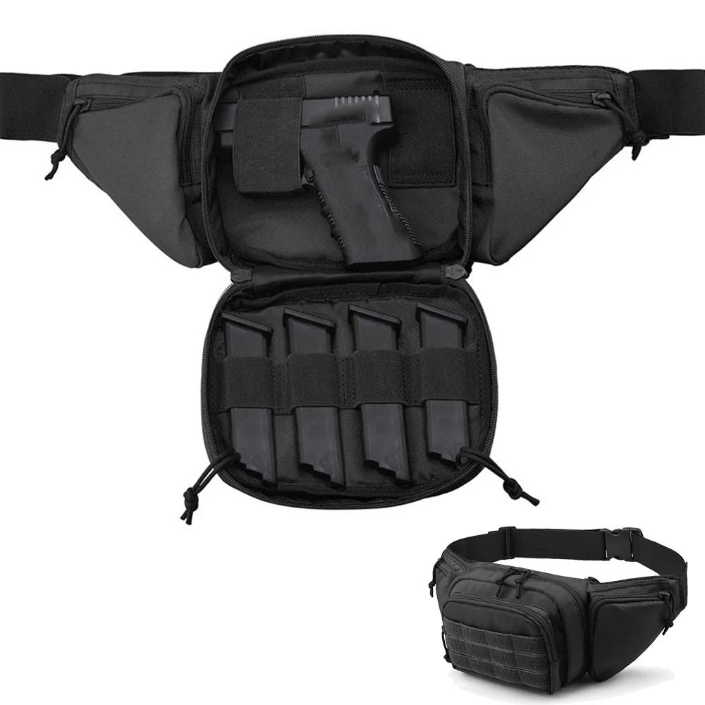 Funda para pistola táctica - riñonera oculta en cinturón camping - imagen 4