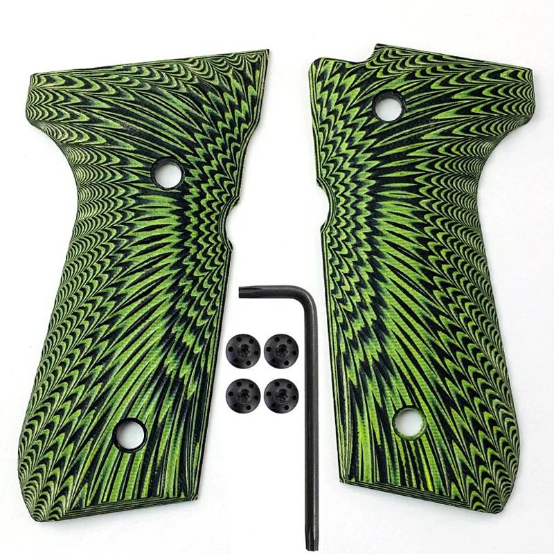 Empuñaduras G10 Beretta 92fs M9 – Tamaño completo textura Sunburst - imagen 3