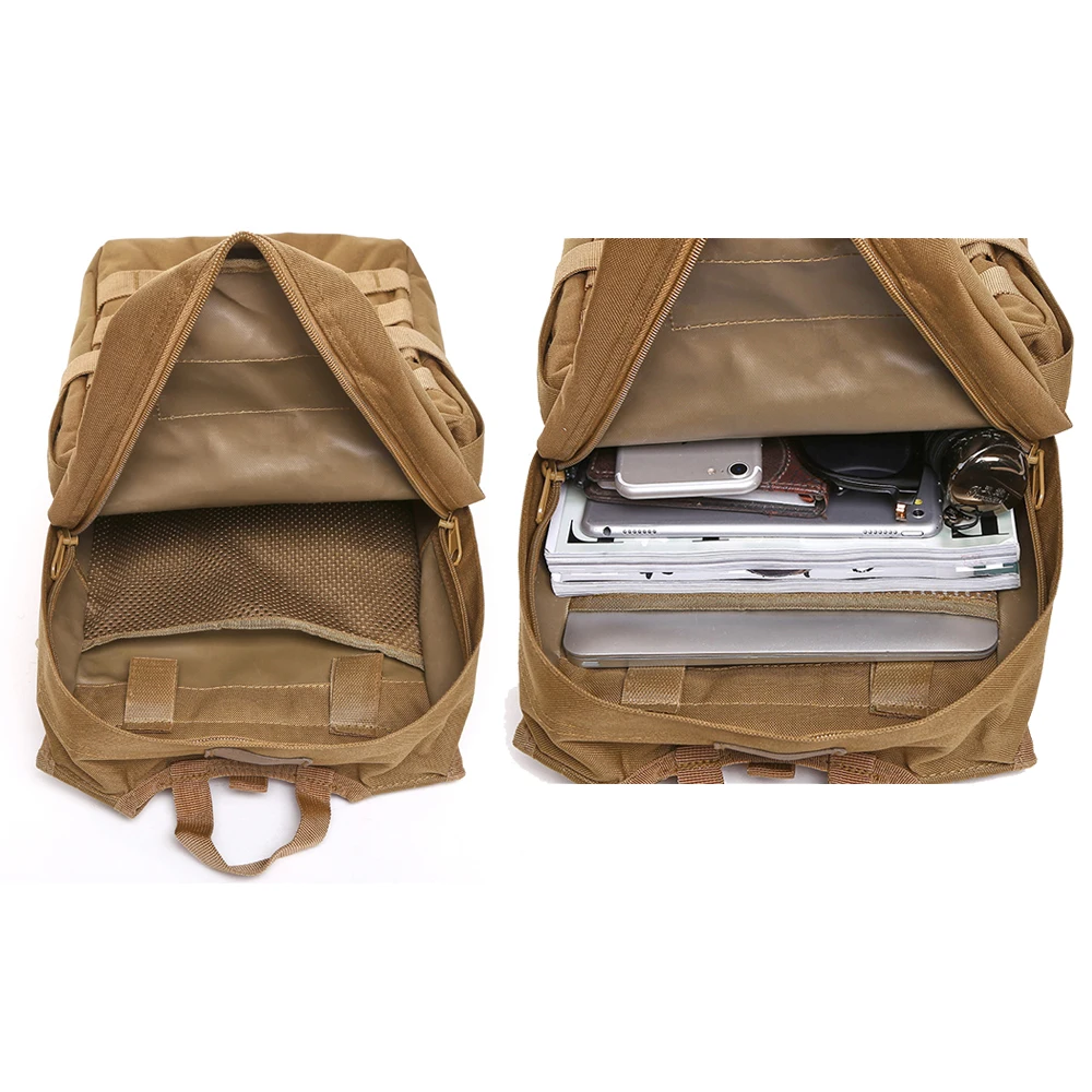Mochila táctica MOLLE 15L con sistema de hidratación para outdoor - imagen 3