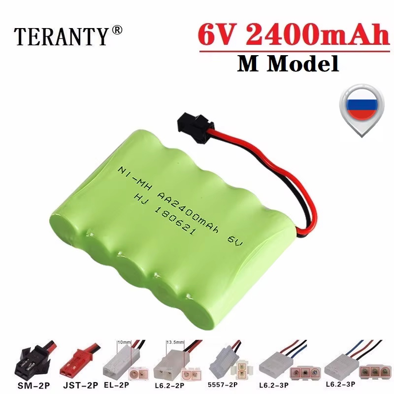 Batería Modelo M NiMH 6V Recargable para Airsoft y Radiocontrol