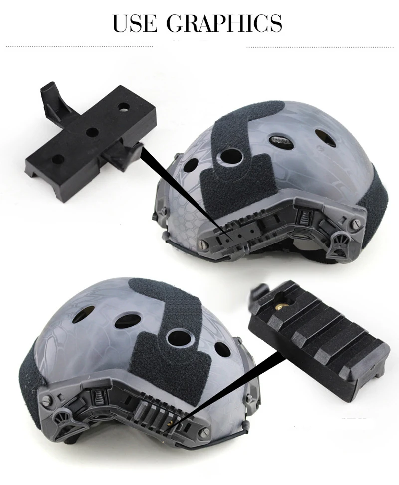 Adaptador en el casco