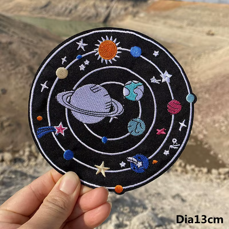 Prajna Parche bordado UFO de platillo volante para planchar - imagen 3