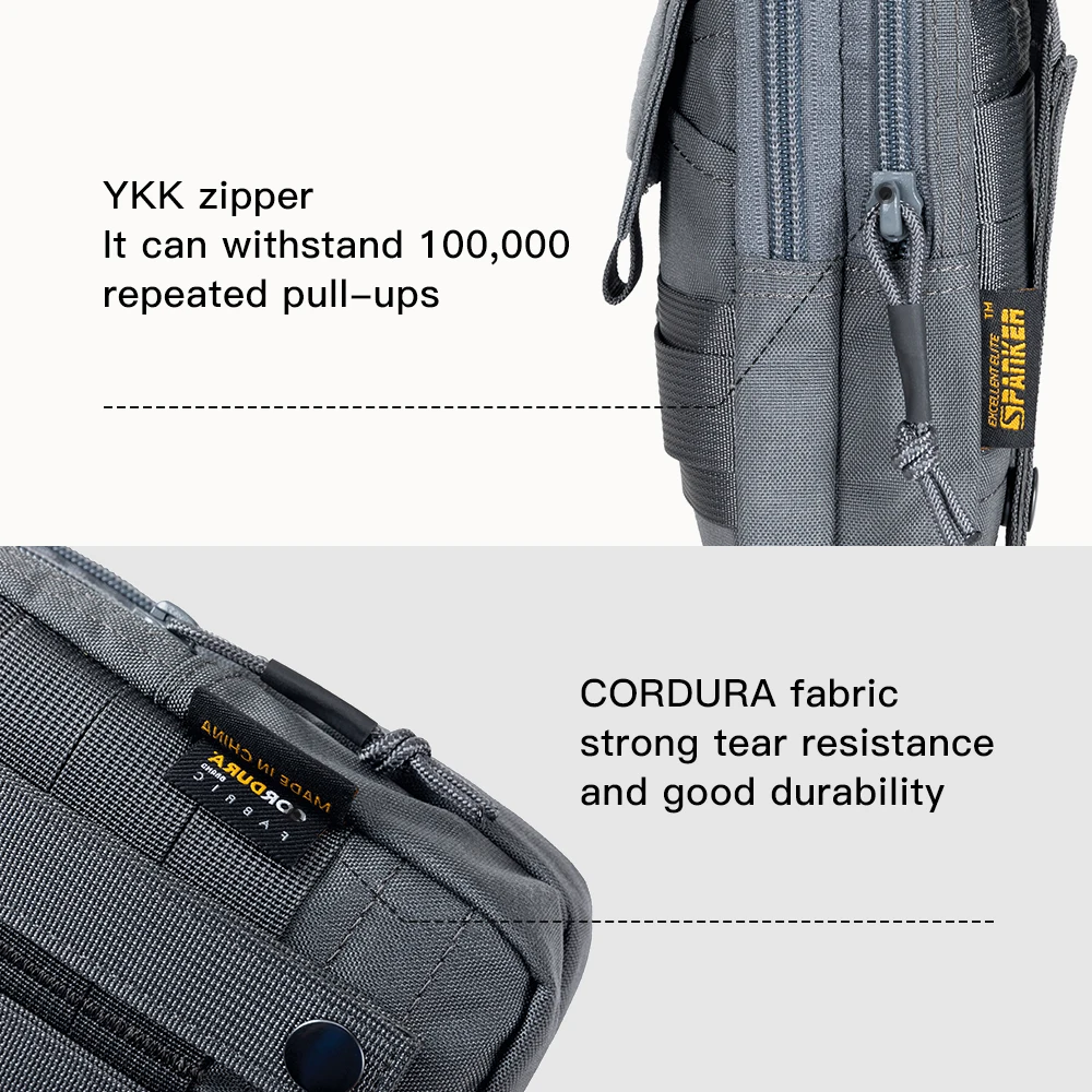 Diseño MOLLE en negro