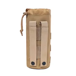 Bolsa táctica MOLLE para botella de agua — camping y pesca ligera