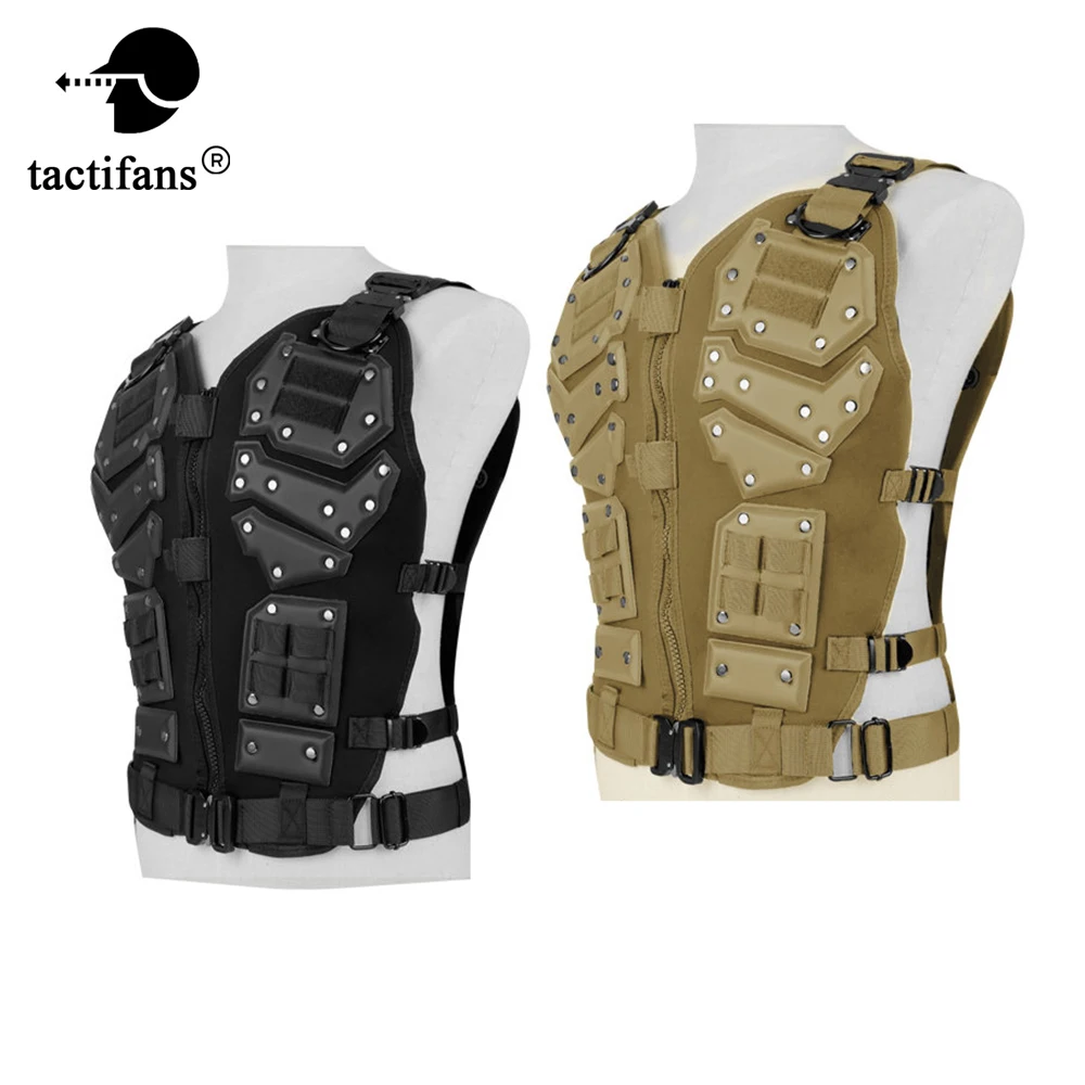 Chaleco táctico TACTIFANS TF3 MOLLE para caza airsoft - imagen 4