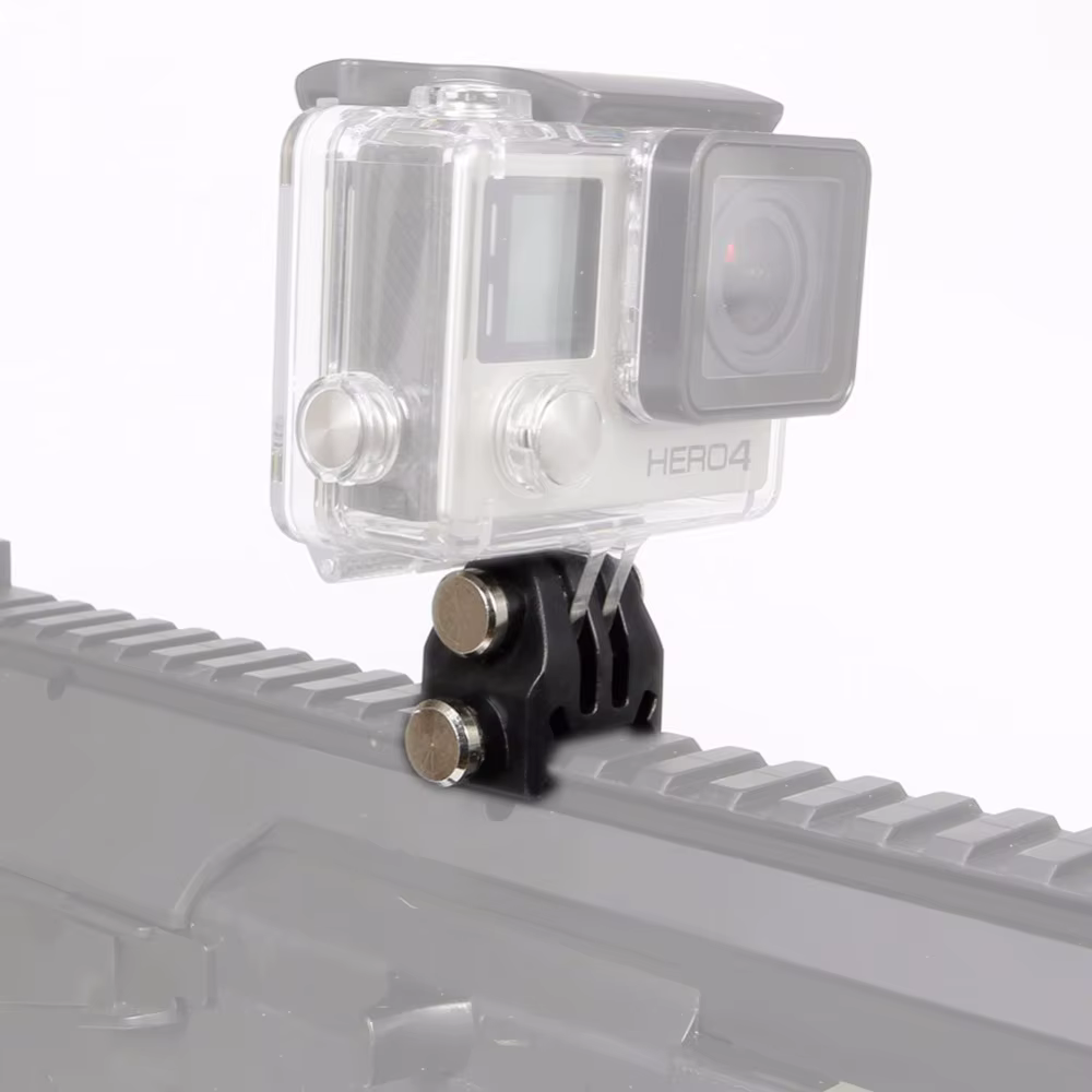 Rail Picatinny 20mm para cámara acción – Montaje rifle - imagen 5