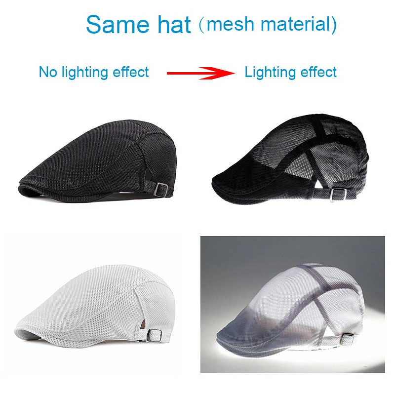Gorra táctica de malla transpirable retro lisa al aire libre para golf - imagen 2