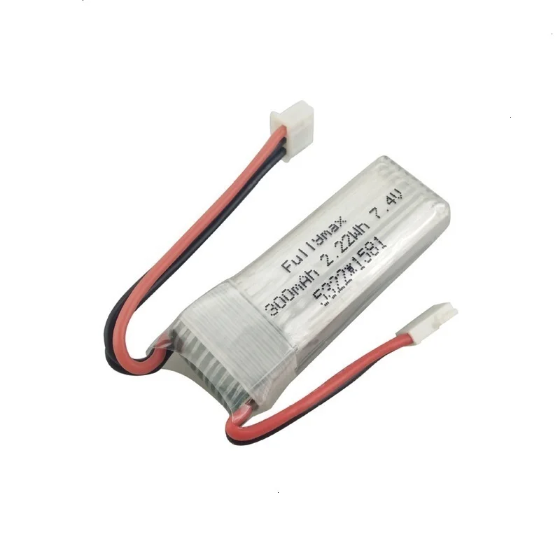 Batería instalada en el compartimento de un avión RC