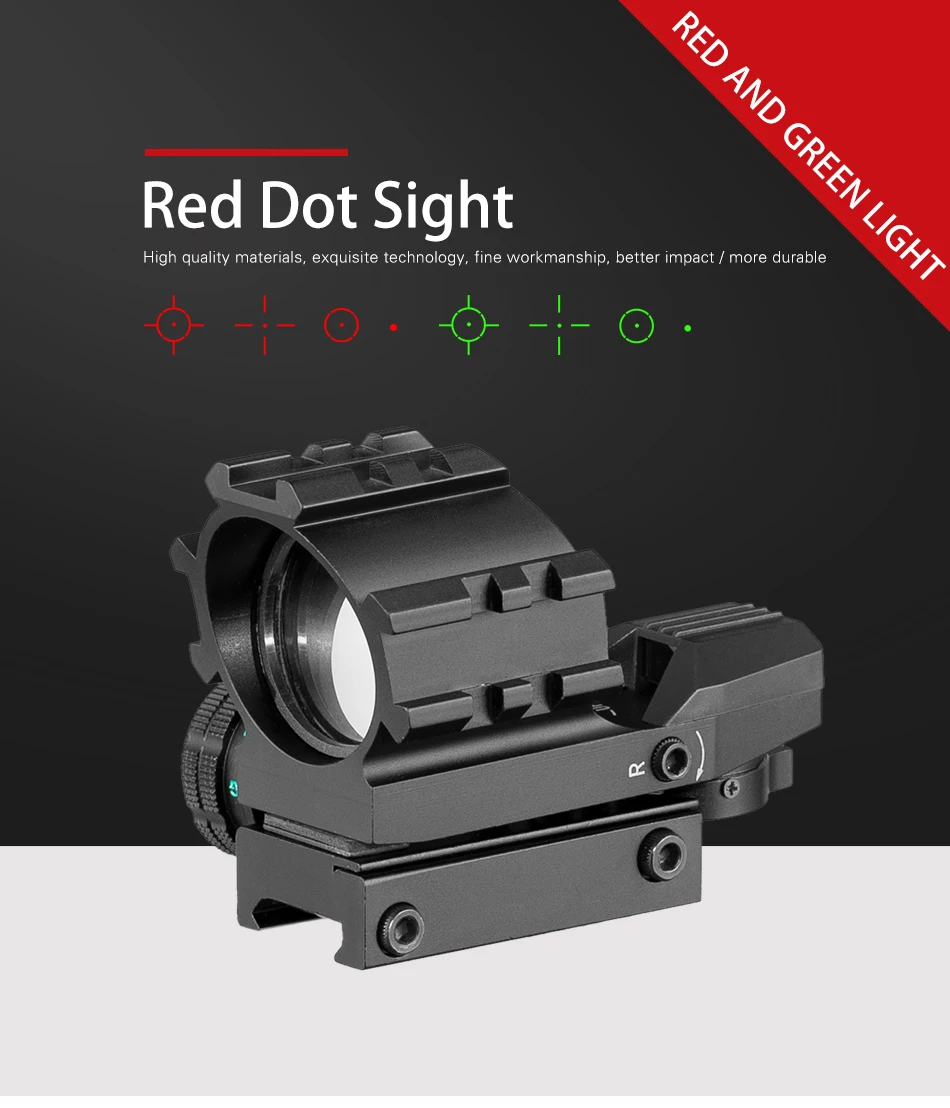 Vista general del visor holográfico para rifle