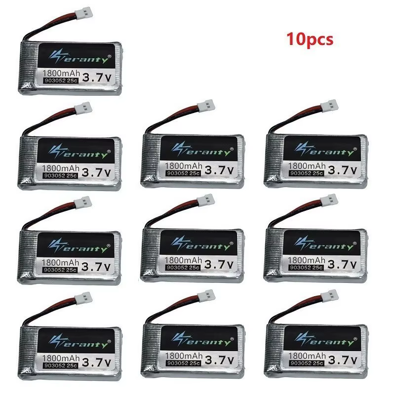 Batería LiPo 3.7V 1800mAh XH2.54 para drones SYMA X5SW KY601S - imagen 4