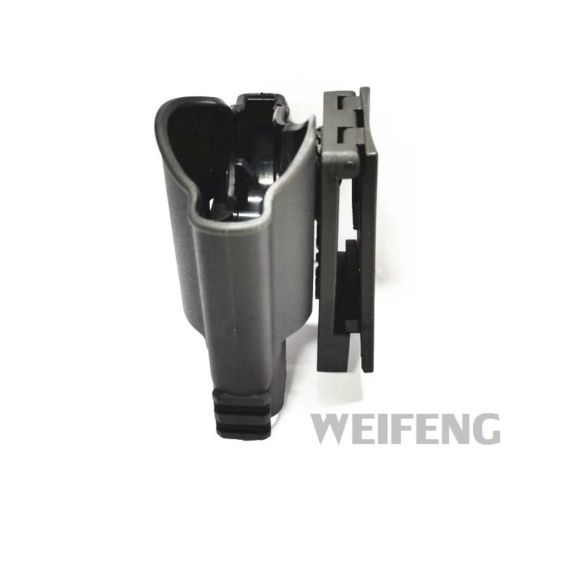 Funda tactica con detalle del sistema de apertura