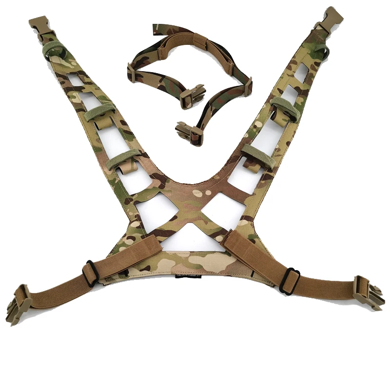 Correa táctica de pecho Multicam, corte láser para chaleco - imagen 2