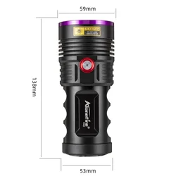 Linterna UV recargable 60W – Detector dinero falso, fluidos y manchas