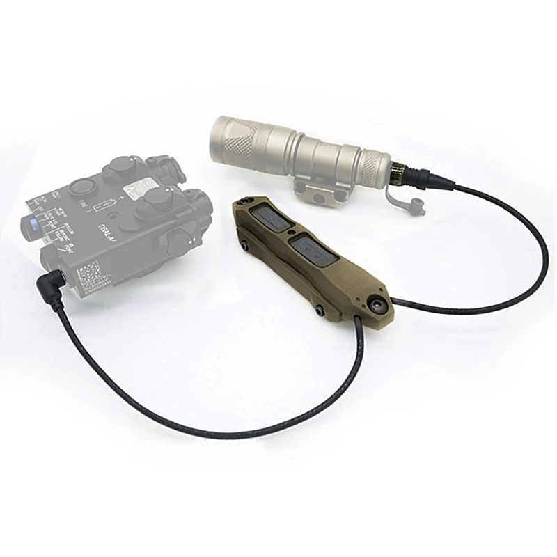 Interruptor remoto dual para linternas tácticas con montaje Picatinny - imagen 3