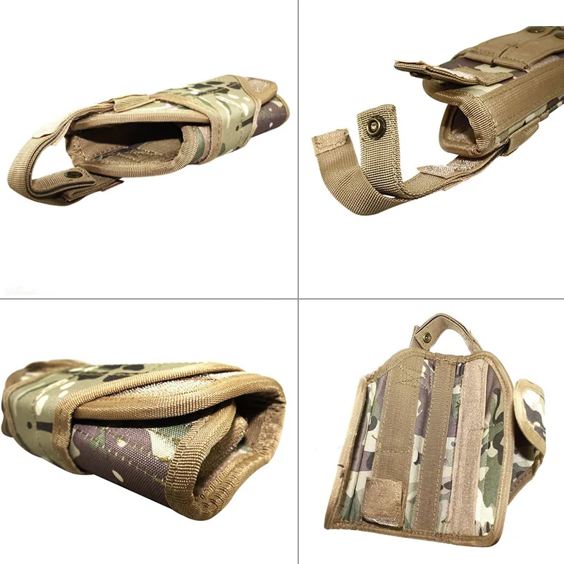 Vista lateral de la funda para pistola right handed