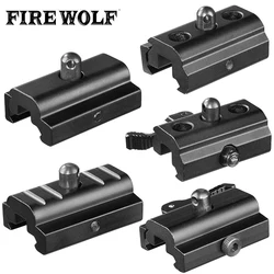 FIRE WOLF Adaptador Picatinny QD desmontaje rápido para bípode
