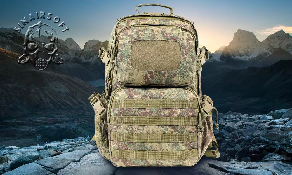 Mochila táctica 30L en exterior