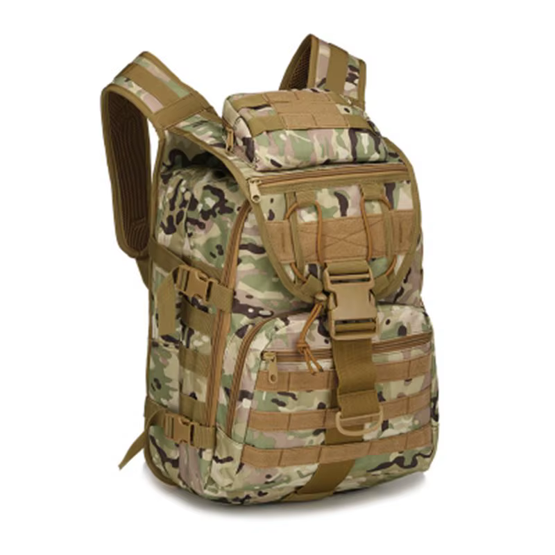Mochila táctica MOLLE modular para camping y senderismo resistente - imagen 4
