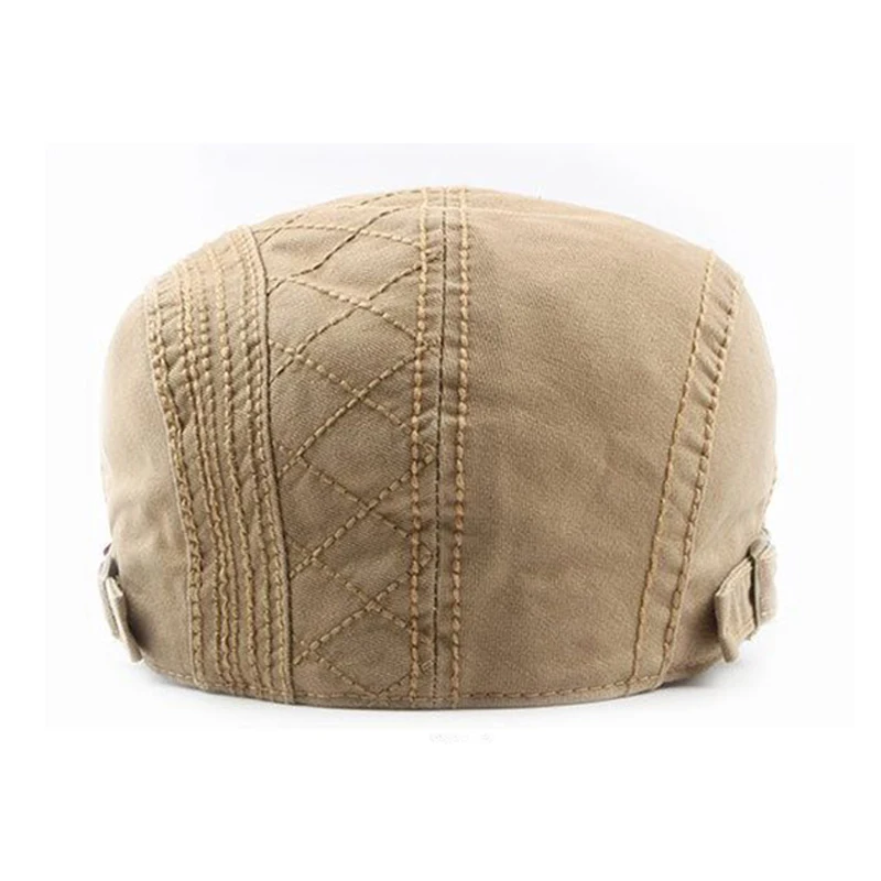 Boina táctica de algodón con visera plana unisex - imagen 3