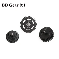 Piñones titanio 9:1 CNC - Set BD para gearbox AEG