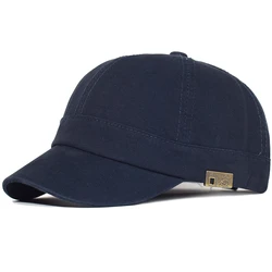 Gorra béisbol vintage algodón ala corta perfil bajo ajustable