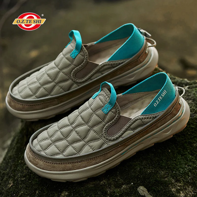 O.Z.THESHI Zapatillas de senderismo transpirables en malla ligeras