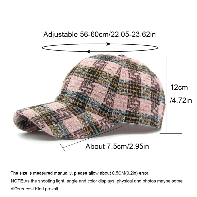 Gorra táctica outdoor de mujer rosa y azul con visera - imagen 4
